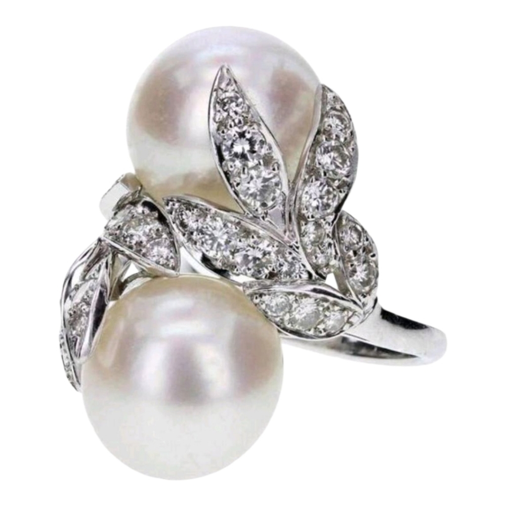 Silver Pearl Ring